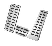 Anti Slittamento Auto Freno Gas Acceleratore Piede Pedale Pastiglie Kit Argento