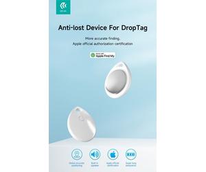 Anti-smarrimento DropTag G2302 Compatibile con Apple Find My