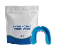 Anti Snore Mouthpiece, Bite Guard Device, 2.17x0.79x2.36 Inches Sleep Protector with Open Front, EVA Nighttime Appliance, Snoring Solution with Comfortable Fit, Bedroom Aid for Home Travel