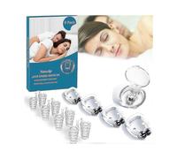 Anti Snoring Devices, Snore Stopper, 4silicone Magnetic Snoring Solution with 4 Nasal Dilators,silicone Anti Snoring Devices Clipple, Comfortable Pr