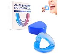 Anti-Snoring Mouthpiece,Food Grade Silicone Material Snore Mouth Guard,Instantly Quiet Antisnoring Device Mouthpiece,Make The Night Quiet,Universal Size For Men & Women (1pcs)