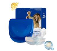 Anti Snoring Mouthpiece - Sleep Aid Mouth Guard, Teeth Grinding Relief, Snore Reduction Tray, Comfortable Night Sleep Device for Men Women Adults Home Bedroom Travel Use