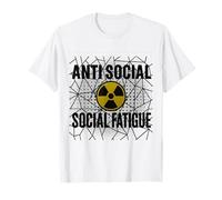 Anti Social Fatigue Club Retro Maglietta