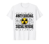 Anti Social Fatigue Club Retro Maglietta