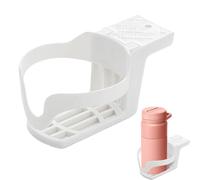 Anti-Spill Cup Holder - Clamp-On Desk Drink Organizer | Computer Desk Water Cup Shelf for Bottles and Glasses | Secure Mug Storage for Home, Classroom, Bedroom, Tables, Workstations, Study Area