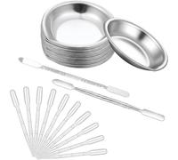 Anti-Splash Containers - Portable Airbrush Mixing Cups with Stirrers