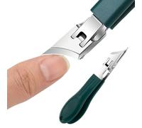 Anti-Splash Nail Clipper - Precision Toenail Cutter with Catcher, Heavy-Duty Stainless Steel Trimmer | Heavy-Duty Ergonomic Splash-proof Nail Clippers, Ergonomic Tool for Foot Care, Personal Grooming,