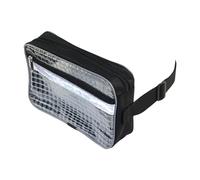 Anti Statics Clear Grid Tool Belt Bag Regolabile Marsupio per i pendolari quotidiani Accessori da viaggio Forniture Organizzazione Anti Statics Trasparente Gear Cintura di stoccaggio, Cintura nera da