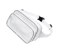 Anti Statics Clear Grids Tool Belt Bag Regolabile Marsupio per i pendolari quotidiani Accessori da viaggio Forniture Organizzazione PVC Anti Statics Trasparenza Mesh Tool Marsupio