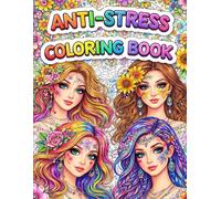 ANTI-STRESS COLORING BOOK: 40 Unique Artistic Faces to Color | Relaxation, Creativity & Stress Relief | 8.25 x 11 Inches