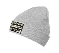 Anti Sudore Berretto Running Retired 2023 Not My Problem Anymore Retirement for Women Men Beanie Cappello Elasticizzato Cappello Lavorato per Donna Adulto attività
