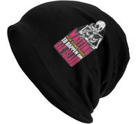 Anti Sudore Cuffia Beanie,Waiting for Something To Happen On Oak Island,Berretto Beanie,Comodo Cappello Lavorato per Uomo,All'Aperto,Bici