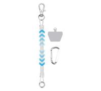 Anti Theft Lanyard, Retractable Phone Strap Holder, Adjustable 120cm Neck Wrist Cord with Secure Buckle Attachment System for Drop Protection Mobility Access, Nylon Fiber Phone Carrier Harness