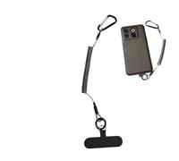 Anti-Theft Phone Tether Strap, Retractable Coiled Lanyard with Clip