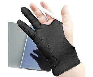 Anti-Touch for Artists - Two Finger Drawing Tablet, Smooth Elasticity, Left Right Hand Use | Sketching Painting Pen Protection, Felpa Assorbimento, Design