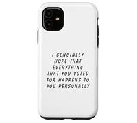 Anti-Trump resistere al fascismo politico anti-repubblicano americano Custodia per iPhone 11