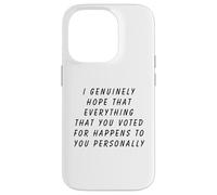 Anti-Trump resistere al fascismo politico anti-repubblicano americano Custodia per iPhone 14 Pro