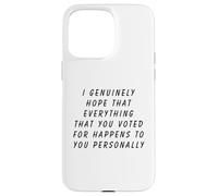 Anti-Trump resistere al fascismo politico anti-repubblicano americano Custodia per iPhone 15 Pro Max