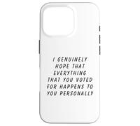 Anti-Trump resistere al fascismo politico anti-repubblicano americano Custodia per iPhone 16 Pro