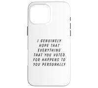 Anti-Trump resistere al fascismo politico anti-repubblicano americano Custodia per iPhone 16 Pro Max