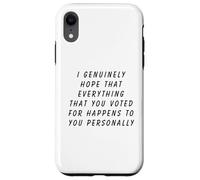 Anti-Trump resistere al fascismo politico anti-repubblicano americano Custodia per iPhone XR