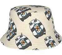 Anti UV Cappello Pescator Panda Penguin And Dog Pattern Spiaggia Cappellino Traspirante Cappello Trekking per Primavera Viaggi Uomo