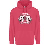 Anti Valentines Singolo Giorno Teschio Its Not Me Bambini Felpa con Cappuccio