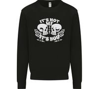 Anti Valentines Singolo Giorno Teschio Its Not Me Bambini Felpa Maglione