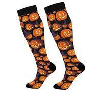 Anti-Vesciche Calzini da Lavoro Halloween Sportivi Calze, Traspirante Sportive Running Calzini, Indoor, Sport, Camminata, 50cm