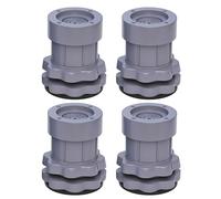 Anti Vibration Washing Machine Support - Washer Dryer Pedestal, 1.85 In Foot Pads Set, Tank Tread Grip, Soft Rubber Support With Stable Design | Washing Machine Feet Protector For Appliances Furniture