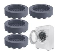 Anti-Walking Washer Dryer Pedestals | Strong Suction Shock Absorbing Mat | Noise Reduction Enlarged Anti Vibration Pads for Enhanced Stability