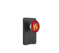 Anti-War Pro-Snacks Funny Peace Food Graphic Rosso PopSockets PopWallet per MagSafe