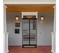 Anti Zanzare Calamite Tenda 125 x 215 cm AntizanzareMagnetiche Adatto a Bambini e Animali Domestici Porte Zanzariera per Porta Soggiorno Porta del ingresso, Nero