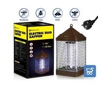 Anti Zanzare Insetti Lampada 220V Effetto Legno Balcone Finestra Giardino Casa