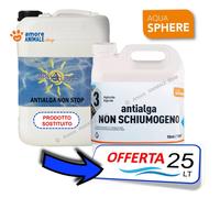 ANTIALGA Aquavant Aqua Sphere → 1 / 10 / 25 Lt Antialghe NO SCHIUMA Piscina