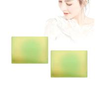 Antibakterielle Zitronenselife, Körperseifenstücke mit Sheabutter, zur Aufhellung und Befeuchtung fettiger oder trockener Haut, nährende Hydratation und cremiger Schaum für einen natürlich (2PCS)