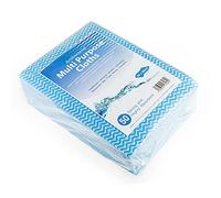 Antibatterico panni - blu - Confezione da 50 panni multiuso codice colore,