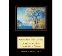 Antibes Seen from La Salis: Claude Monet Cross Stitch Pattern