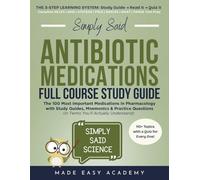Antibiotic Medications Full Course Study Guide: Three-Step Learning System for Pharmacology and Safe Prescribing: NCLEX-RN | NCLEX-PN | BPS | PANCE | USMLE | PharmD | ATI | NAPLEX | BCIDP | MPJE
