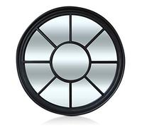 Leeds specchio da parete, cornice di legno, rotondo, Ø 90 cm