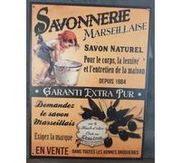 Antic Line Piastra in metallo Savonnerie 33 x 25 cm