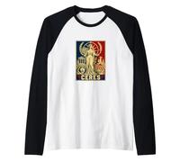 Antica Agricoltura Ceres Dea del Raccolto Romano Maglia con Maniche Raglan