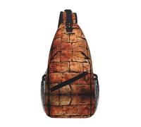 Antica borsa a tracolla con muro di mattoni indossata borsa a tracolla borsa a tracolla tracolla in vita marsupio uomo donna