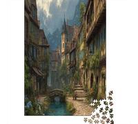 Antica città medievale Jigsaw Puzzle 38x26cm/1000pcs Adulti Puzzle Gioco EduGattoivo Decorazioni Per La Casa