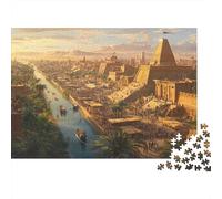 Antica civiltà mesopotamica, Magnifiche Città Puzzle Sostenibili Con Motivi Per Adulti Da Gioco in Legno Di Alta Qualità 1000pcs (75x50cm)