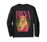 Antica Dea Freya Bubblegum 80s 90s Mitologia Norrena Maglia a Manica