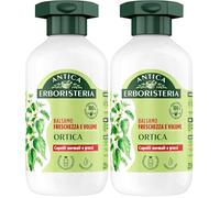 Antica Erboristeria - Balsamo all'Ortica Freschezza e Volume per Capelli Normali e Grassi, Formula Vegan Senza Siliconi, 225ml (Confezione da 2)