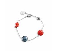 ANTICA MURRINA VENEZIA ART.BR850A11 BRACCIALE SAUVAGE BASIC ROSSO