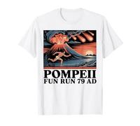 Antica Pompei Fun Run 79 d.C. Vulcanologo Storia Maglietta