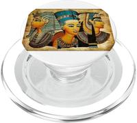 Antica regina egizia Nefertiti, Cleopatra, KingTutankhamon PopSockets PopGrip per MagSafe